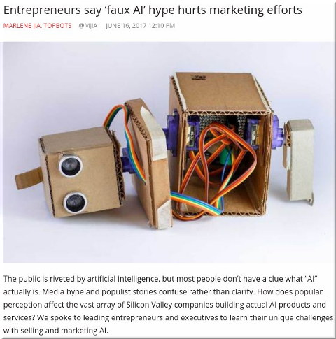 Entrepreneurs say ‘faux AI’ hype hurts marketing efforts