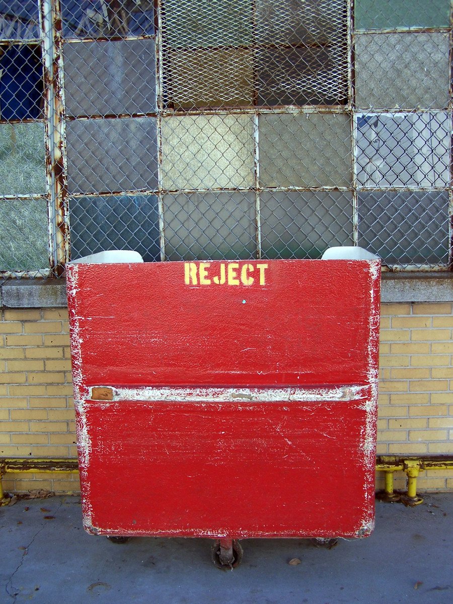 A reject bin