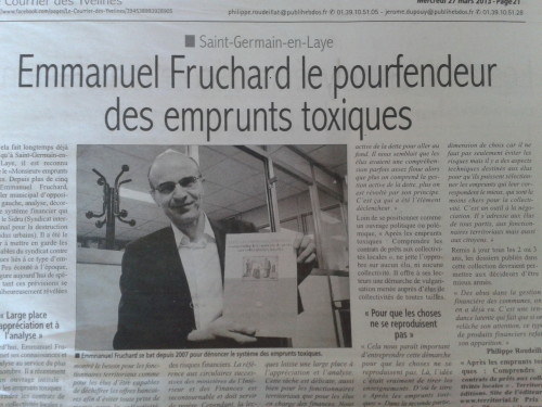 Emmanuel Fruchard with paper