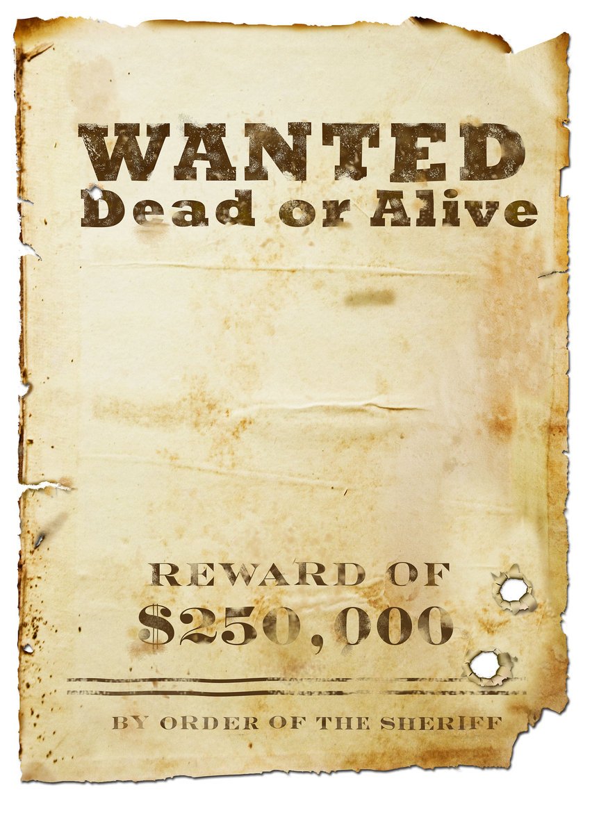 Wanted poster