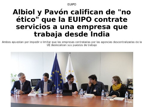 EUIPO outsourcing