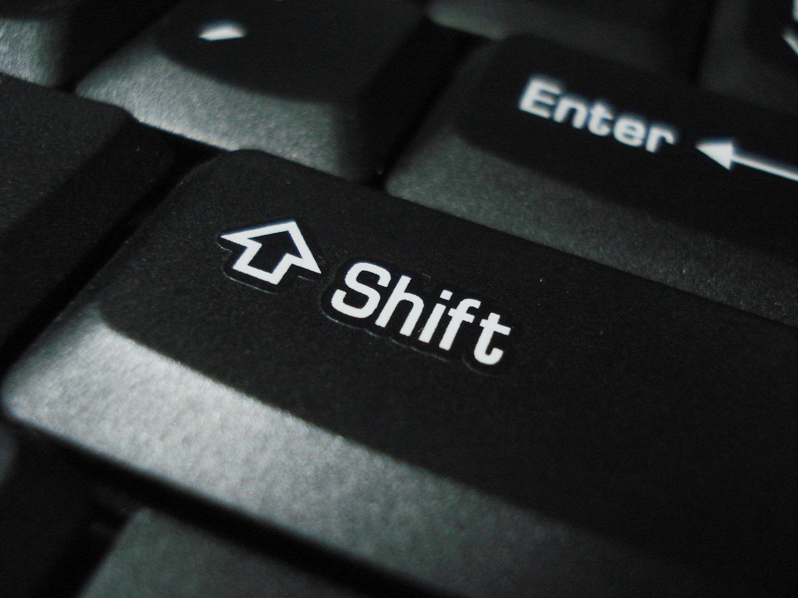 Shift on keyboard