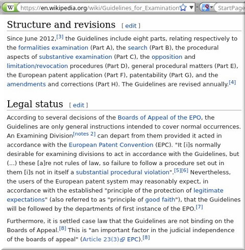 Examination and litigation