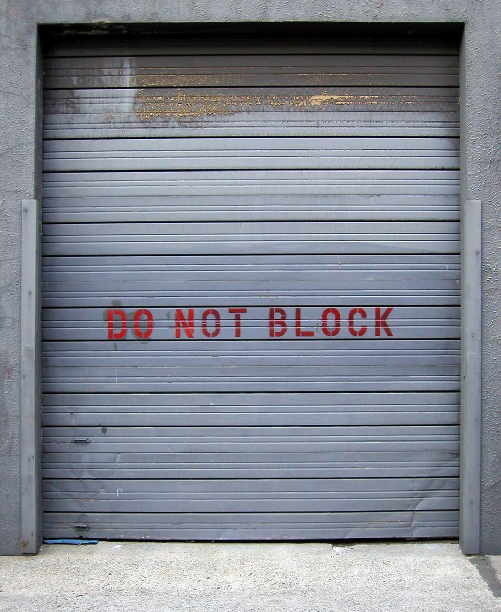 Don't block
