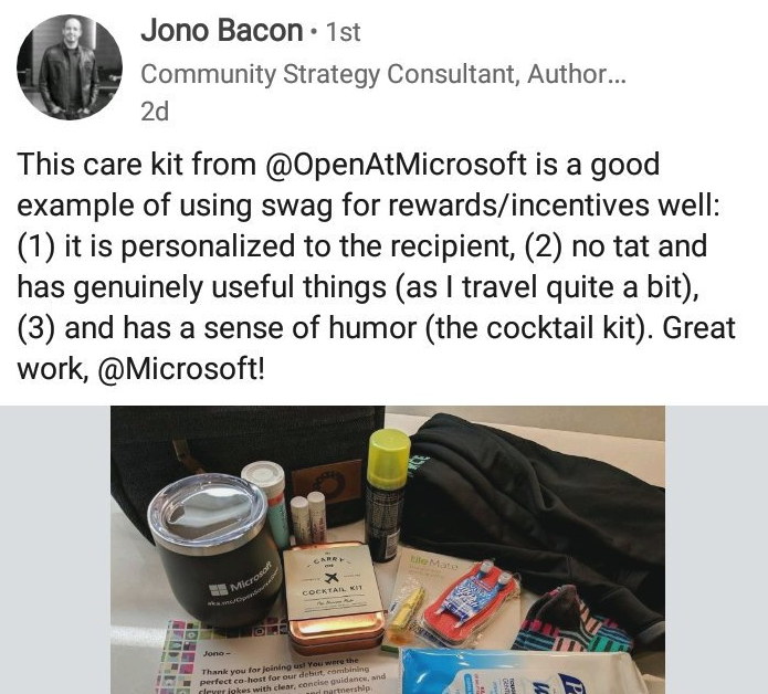 Jono Bacon for Microsoft