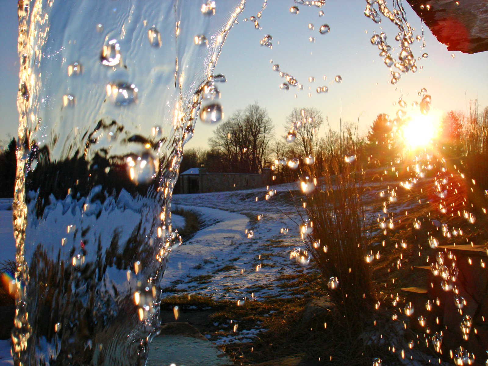 Small waterfall