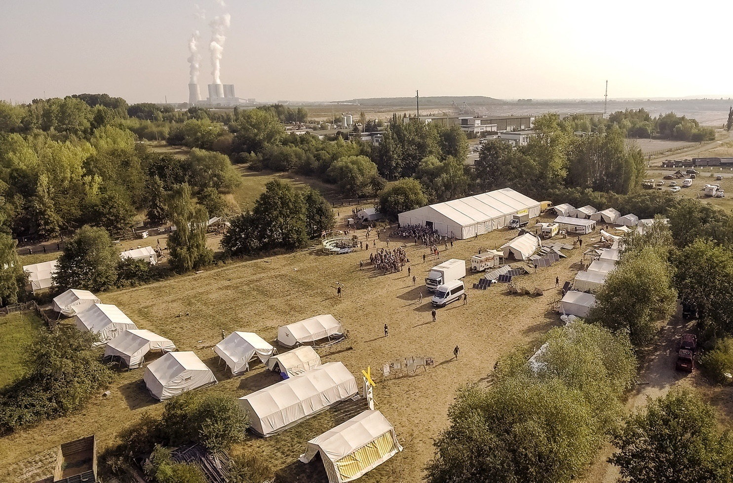 Protest camp PÃÂ¶delwitz