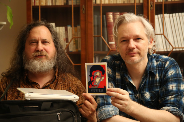 Assange and Stallman