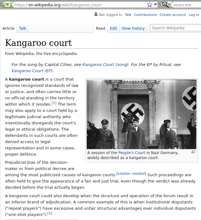 Kangaroo court