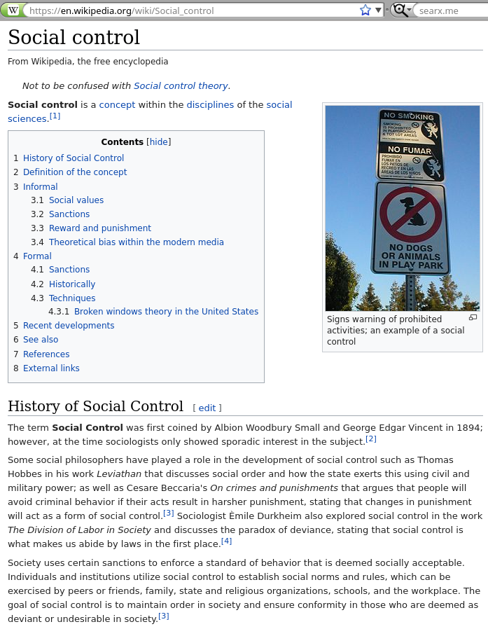 Social control