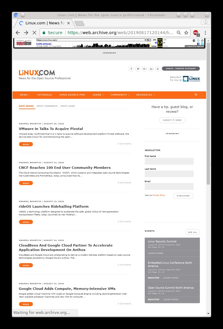 Linux.com in 2019