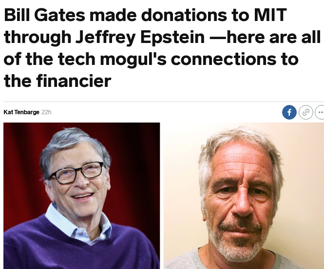 Bill Gates made donations to MIT through Jeffrey Epstein —here are all of the tech mogul's connections to the financier