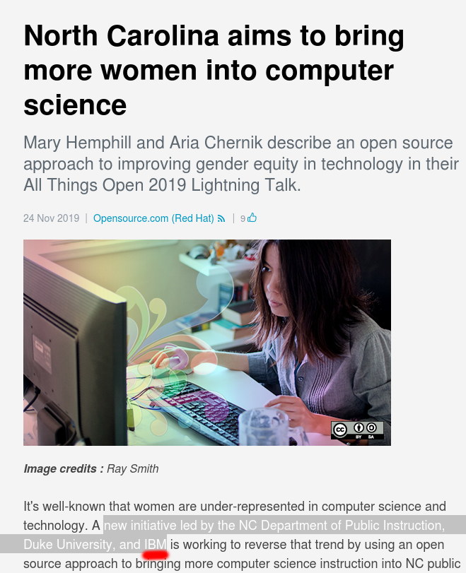 North Carolina aims to bring more women into computer science