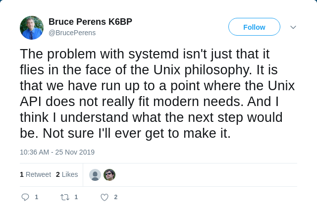 Bruce Perens systemd 1