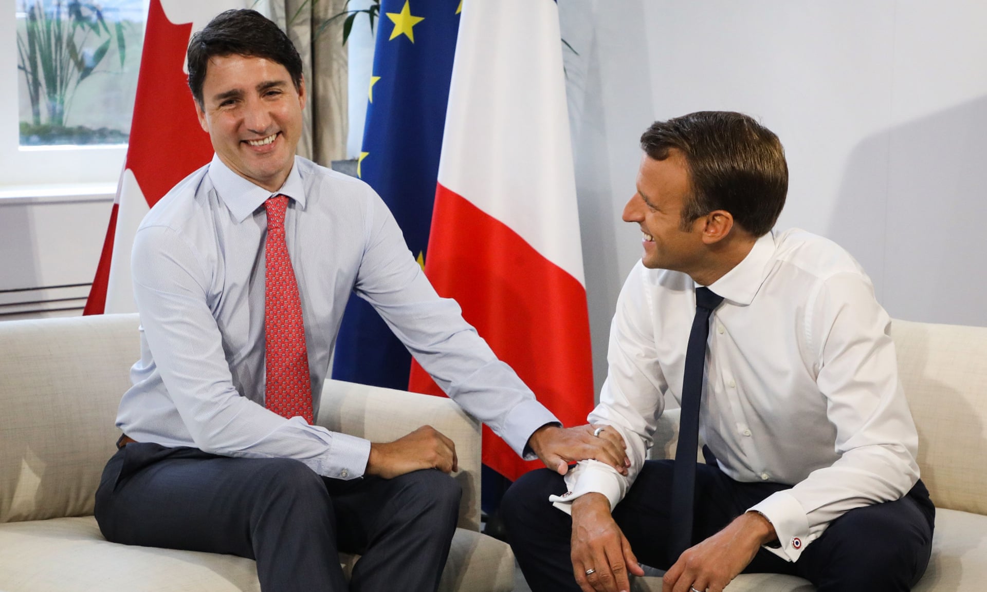 Trudeau and Macron