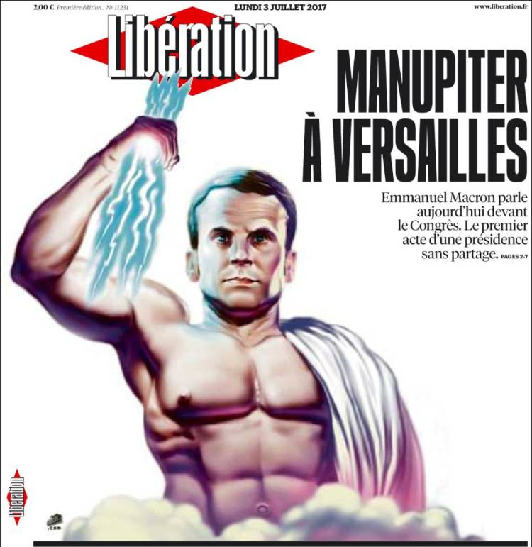 Liberation on Macron