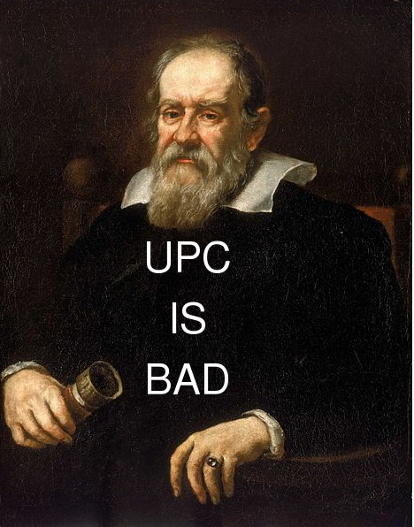 Galileo Galilei and UPC