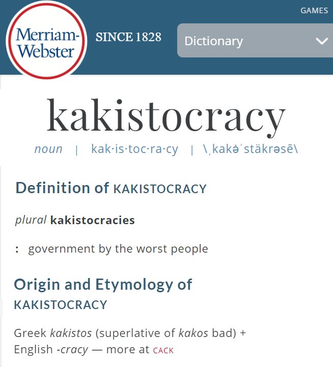 Kakistocracy
