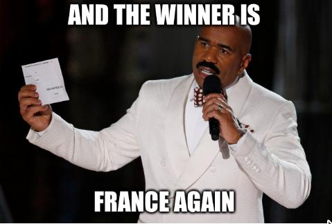 And the winner is France again