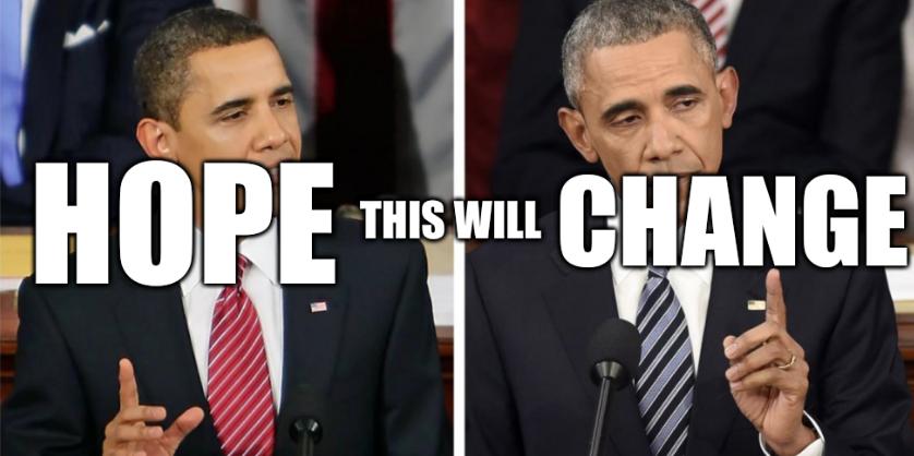 Obama: Hope this will Change