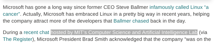 Brad Smith at MIT in a Microsoft advocacy site