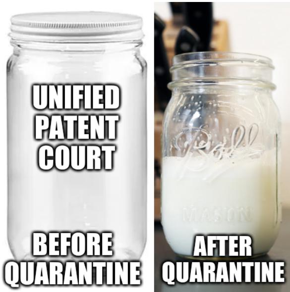 UPC milk: Before quarantine after quarantine