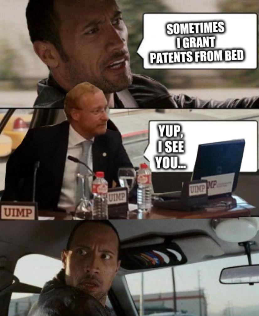 The Rock driving - Overly attached girlfriend: Sometimes I grant patents from bed.... Yup, I see you...