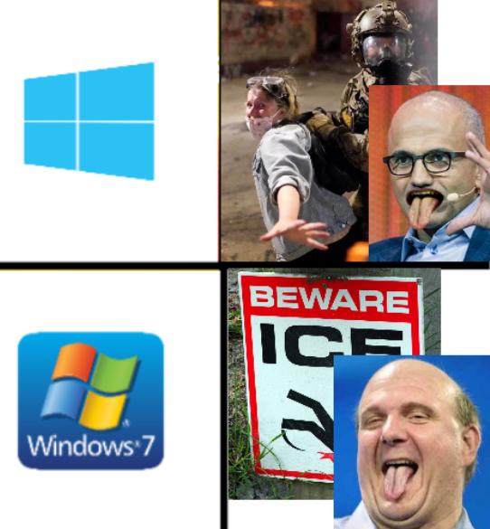 Drake Hotline Bling (Windows Version): beware-of-ice-trump-ss and Satya Ballmer