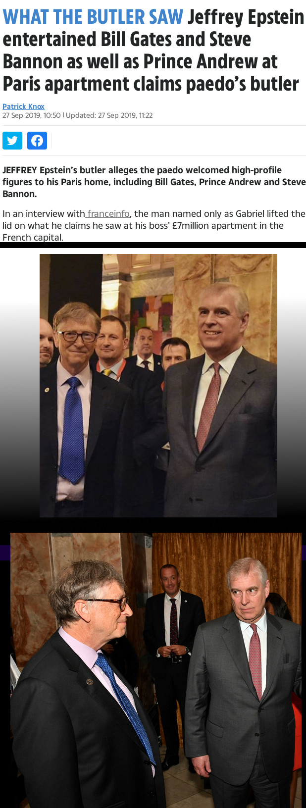 Bill Gates and Prince Andrew