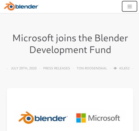 Blender and Microsoft