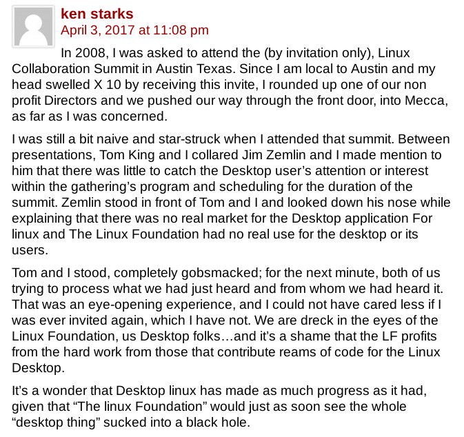 Ken Starks on the Linux Foundation