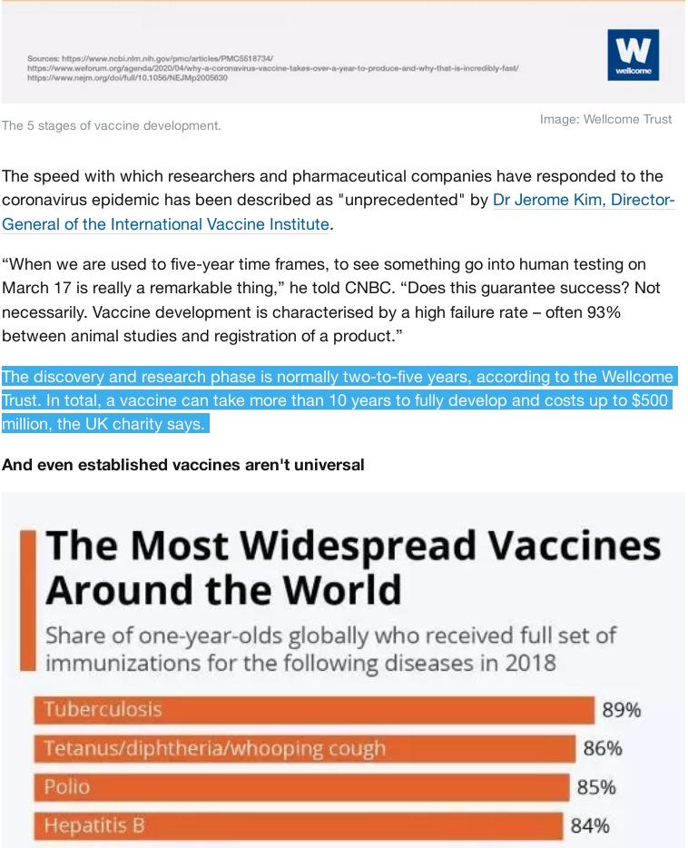 Vaccine development
