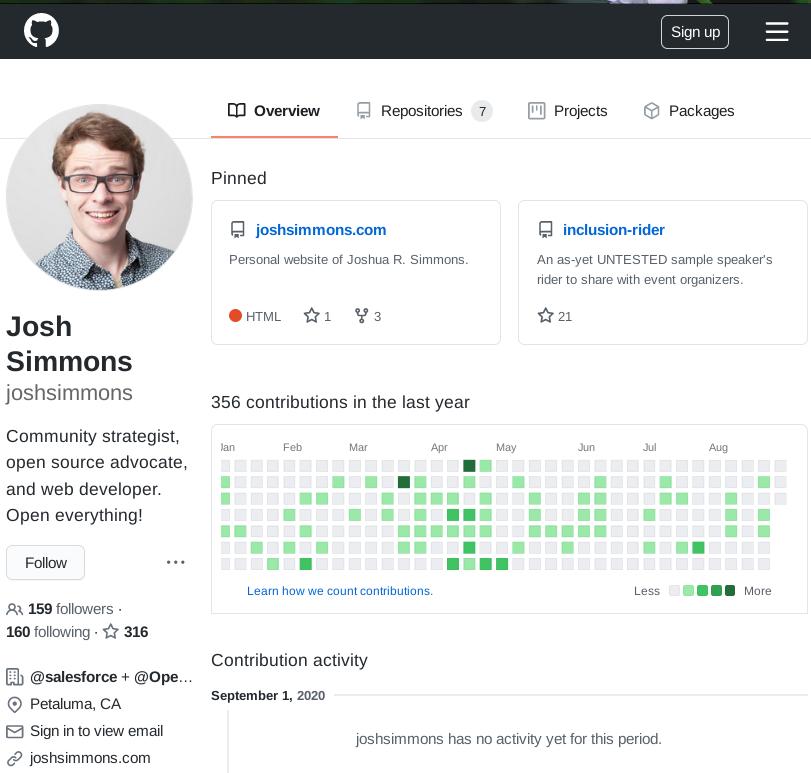 Avatar of Josh Simmons (GitHub/Salesforce)