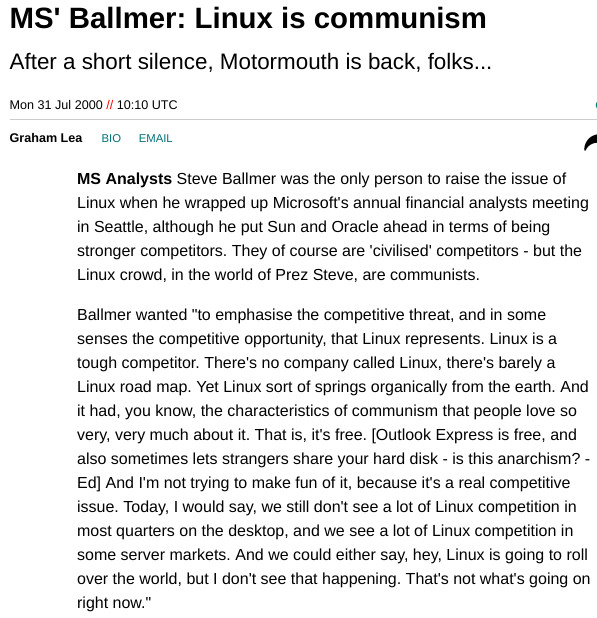 Linux communism