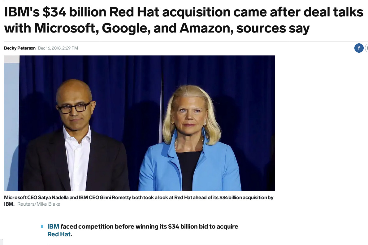 Nadella and Red Hat