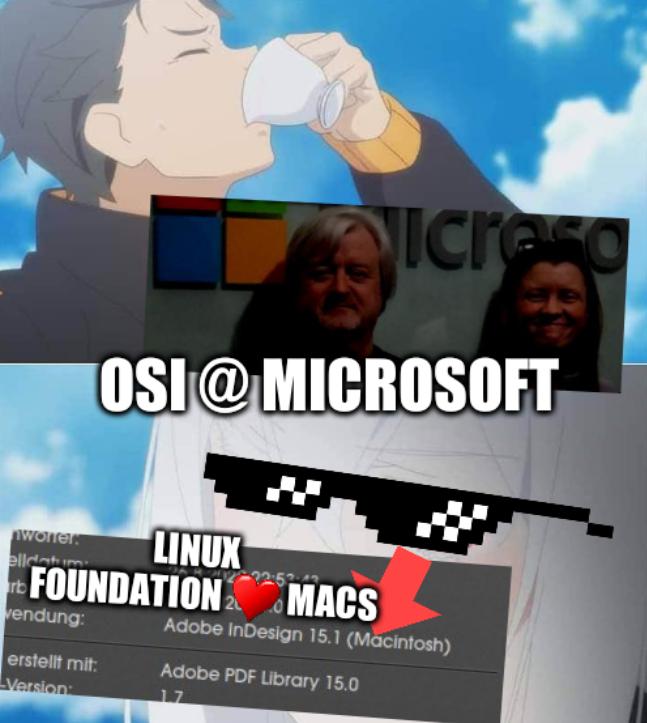 OSI @ Microsoft and Linux Foundation loves Macs