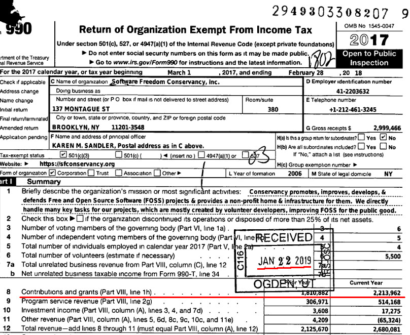 SFC IRS