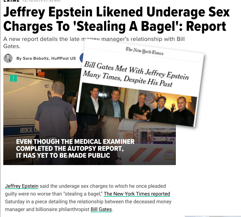 Jeffrey Epstein Likened Underage Sex Charges To 'Stealing A Bagel': Report