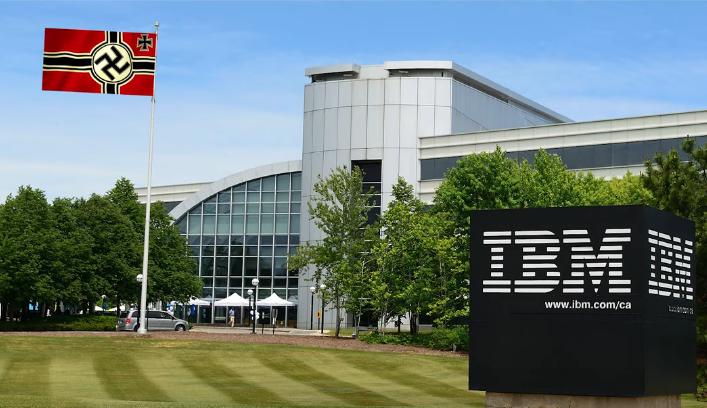 IBM and Nazi flag