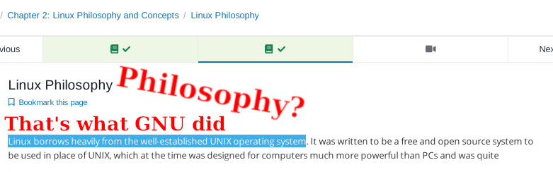Linux philosophy