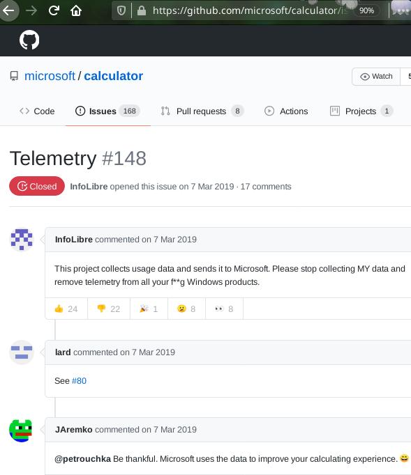 Microsoft telemetry