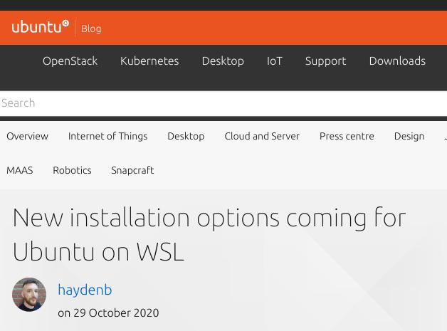 Ubuntu for Windows