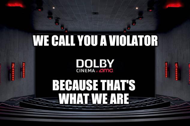 We call you a violator because that's what we are