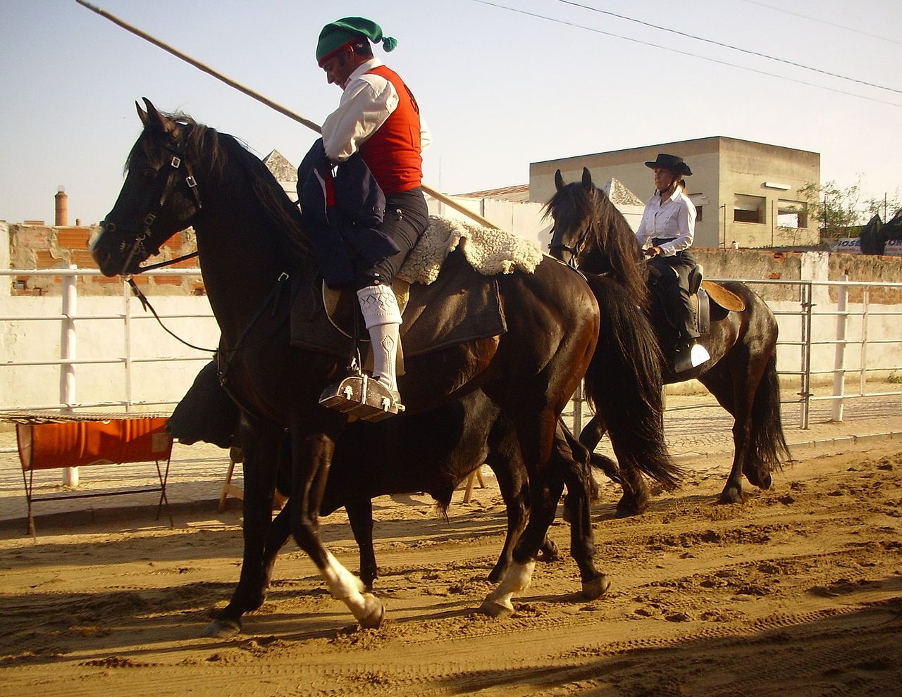 A campino on horseback