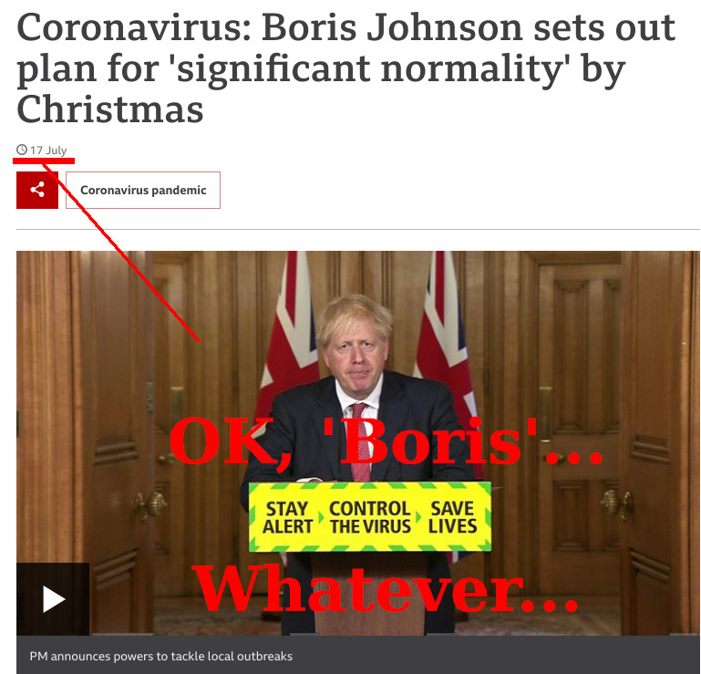 OK, 'Boris'... Whatever...