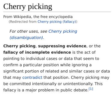Cherry picking