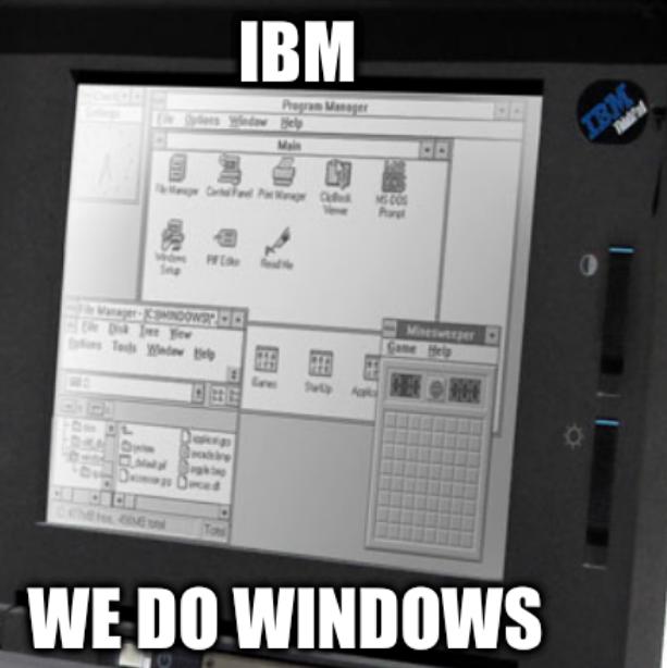 IBM: We do Windows