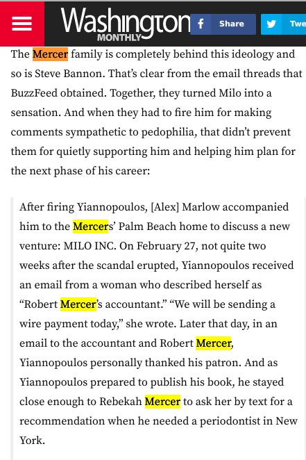 Mercer and pedophilia