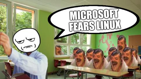 Microsoft fears Linux
