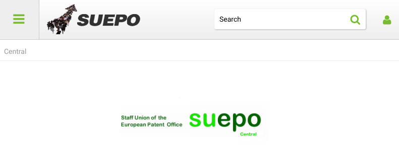 SUEPO's new site